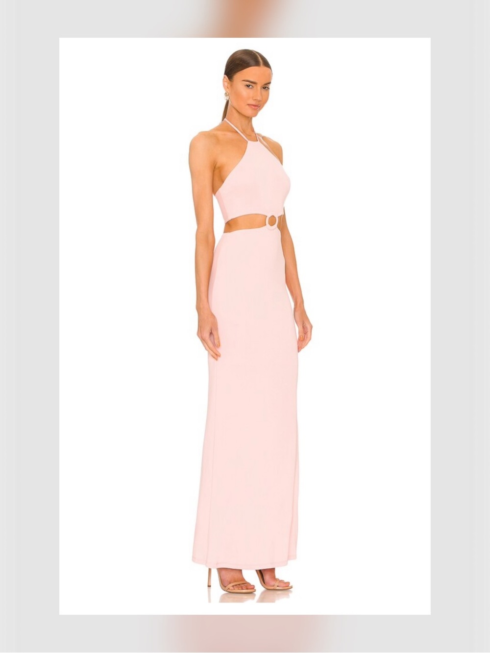 ALICE + OLIVIA Marguerite Cutout Long Dress - Picture 5 of 6